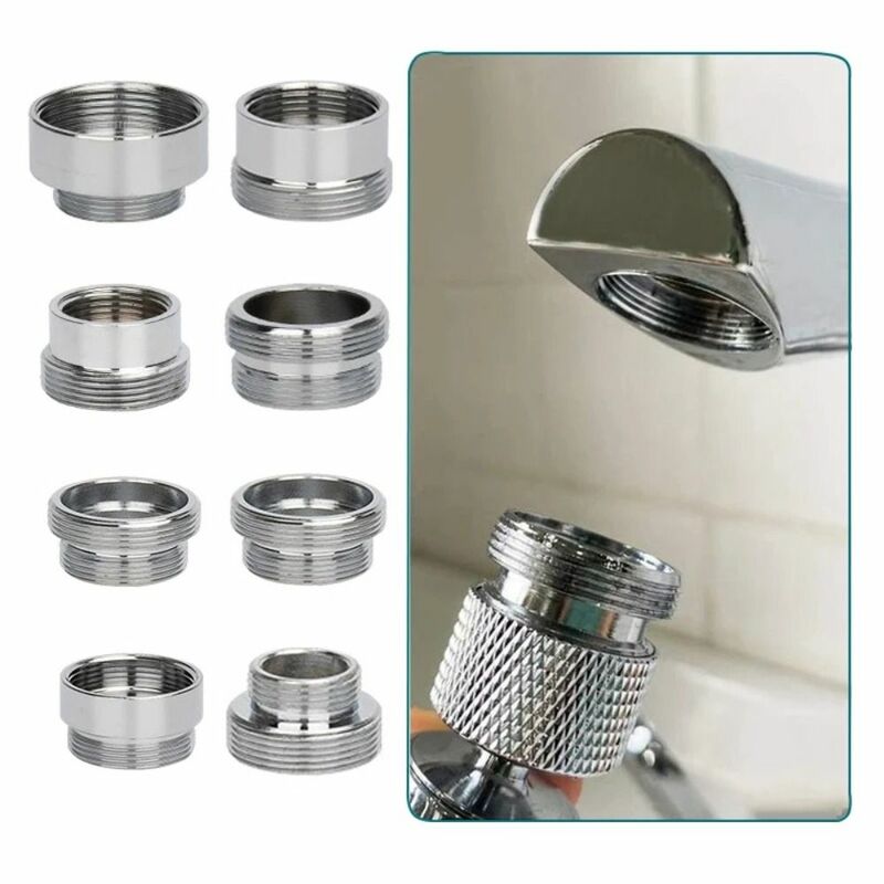 Brass 1/2 x M16 M18 M20 M22 M24 M28 Thread Connector Silver Faucet Joints Water Purifier Accessory Kitchen Water Tap Adapter