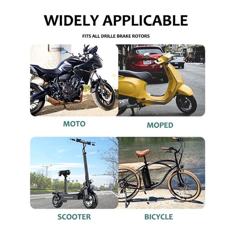 Bloqueio lembrete anti-roubo segurança alumínio para scooter e bicicleta à prova d'água