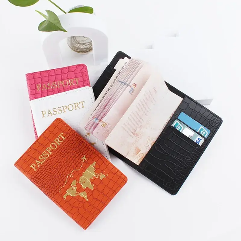 Capa de passaporte para mulheres e homens, titular do passaporte, mala de viagem, carta de casamento, nova moda, 1pc