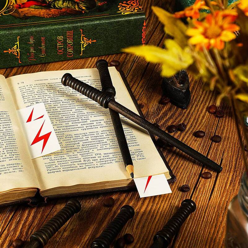 12 sztuk różdżki ołówki na przyjęcia dla czarodziejów i gadżety z motywem urodzinowym dla czarodzieja z błyskiem wypełniacze do torebek