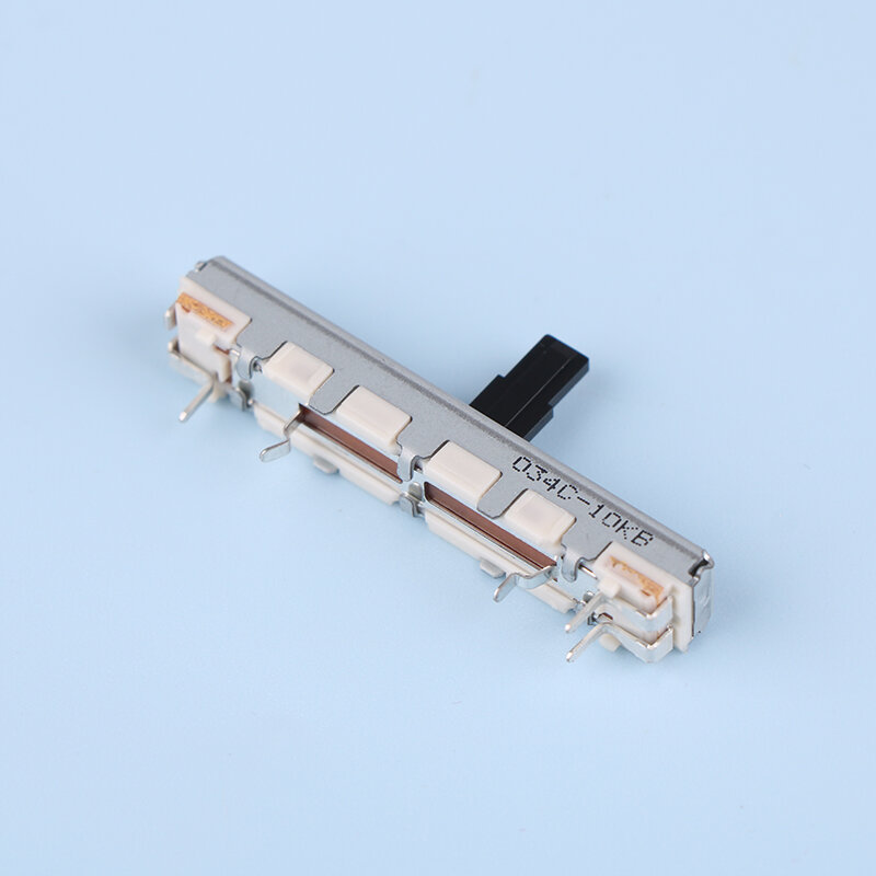 Potenciómetro deslizante doble B10k, 4,5 cm, 2 ejes, 10mm, accesorios para mezclador RS30111AC00V