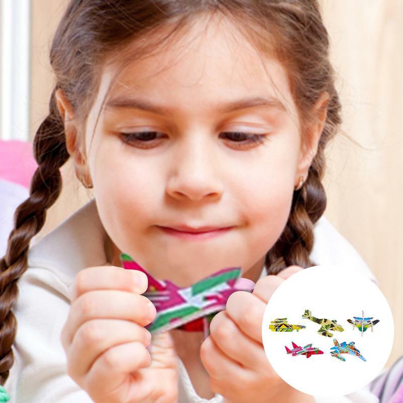 10 stücke Tier 3d Puzzle für Kinder pädagogische Montessori Spielzeug lustige DIY manuelle Montage drei dimensionale Modell Spielzeug für Jungen Mädchen
