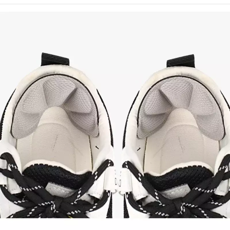 Накладки на пятки для спортивной обуви, мягкие регулируемые противоударные самоклеящиеся подушечки, защитные наклейки для ног, 4D