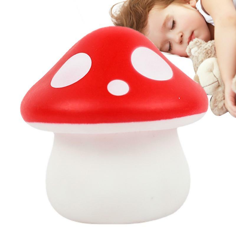 Bedside Nightstand Table Lamp Vintage Mushroom Lamp Durable And Energy-Saving Wake Up Lamp Led Night Light For Children Boys