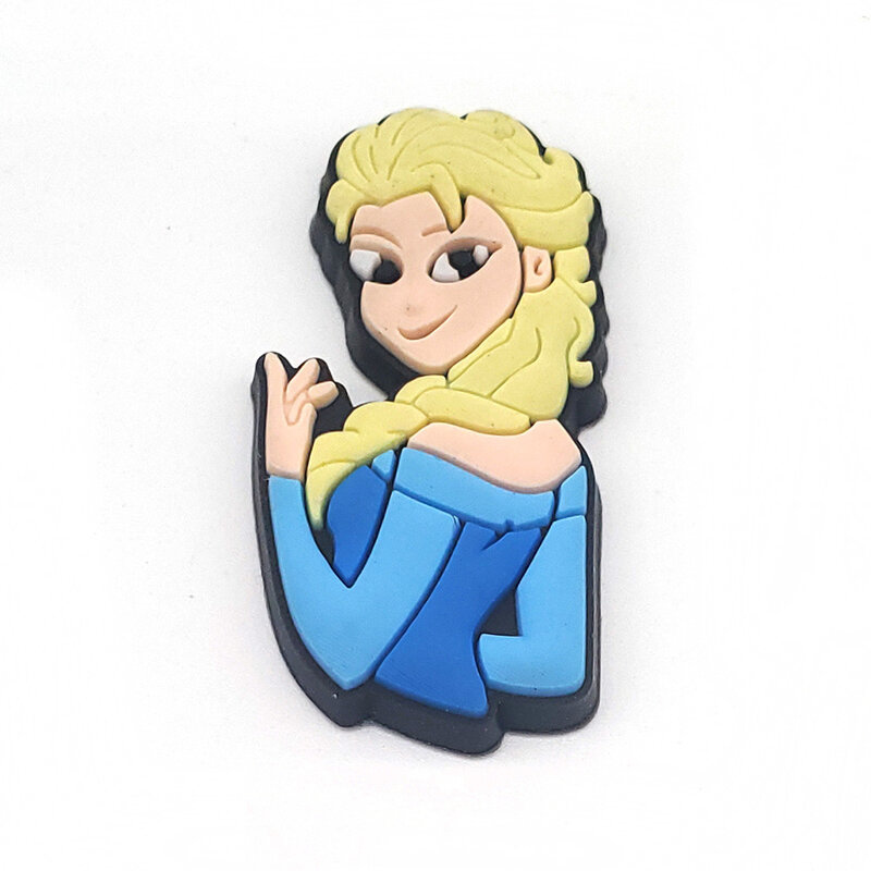 Cute 1pcs Disney princess shoe charms Cartoon DIY Sandals Accessories For Clogs pins Decorate women girls kids Birthday gifts