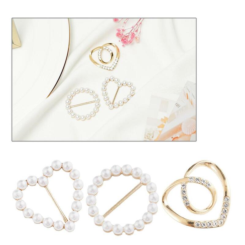 Fashion Clothing Corner Hem Pearl Knotted Buckle Shirt Fixed Buckle Skirt Corner Knotted Fixed Decoration Accessories