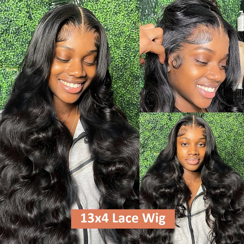 Body Wave 13x6 Lace Frontal Human Hair Wig 30 40 Inch HD Transparent Brazilian 13x4 Lace Front Wig Human Hair Wigs For Women