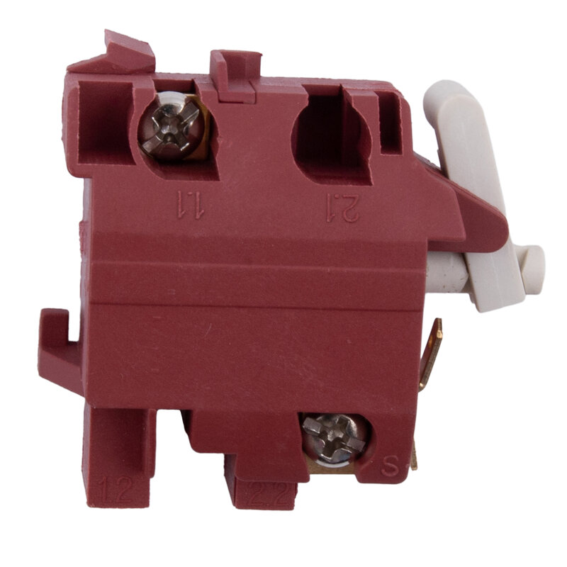 Interruptor de botón de amoladora angular, accesorio práctico y duradero de alta calidad, plástico rojo, reemplazo PWS 10-125 CE PWS 650