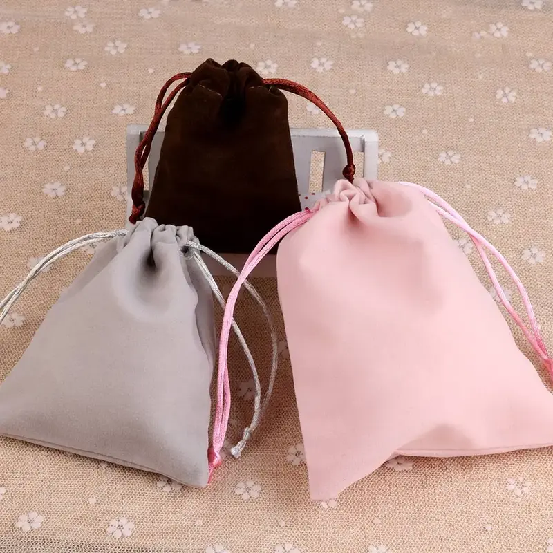 SN11  Velvet Gift Bag Jewelry Packing High Quality Drawstring Pouches For Party Christmas Wedding Candy Jewelry Bags