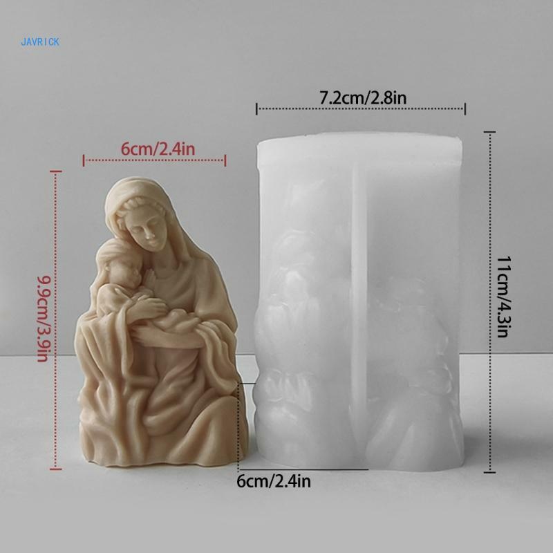 Flexible Family Sized Silicone Mold for Handmade Creative Child Hugging Mold for Religious Ceremonies and Crafts