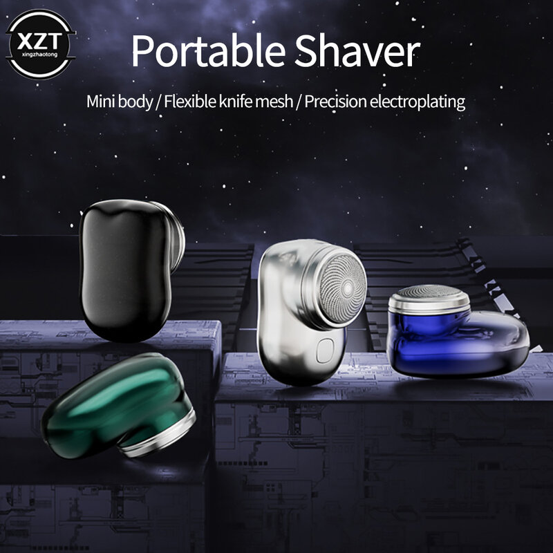 Portable Electric Shaver USB Rechargeable Waterproof Razor Men's Beard Trimmer Tool Mini USB Shaver