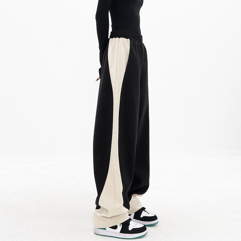 Повседневные спортивные брюки, женские свободные шаровары с широкими штанинами, модель 2023 года, весна