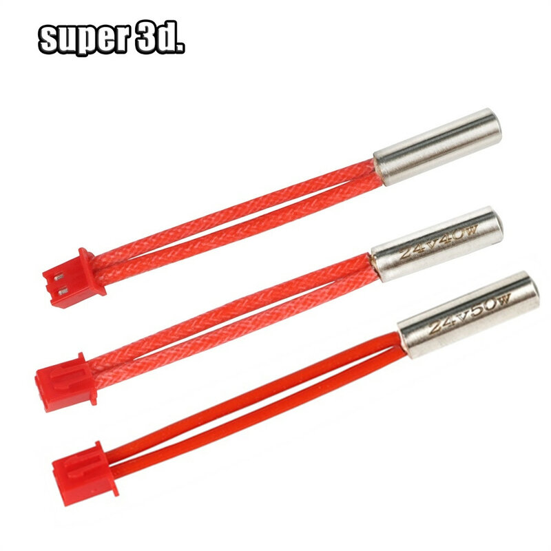 40/50W 24V Cartridge Heater High Temperature 300°C NTC100K Thermistor Heating Tube for Sprite Extruder Ender 3 S1 Pro 3D Printer