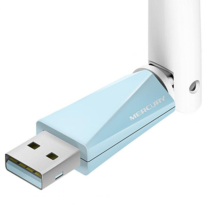 MW150UH WiFi Dongle Receiver ความเร็วสูง Mini USB 2.4GHzLaptop ไร้สายการ์ดเครือข่ายที่มีเสาอากาศภายนอกสำหรับ Windo