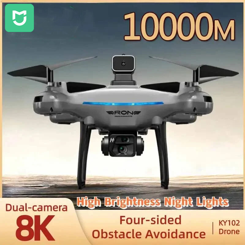MIJIA-KY102 Drone 8K Professional Dual-Camera, Fotografia aérea, 360 Obstáculos Evitar, Fluxo Óptico, Quatro Eixos RC Aviões