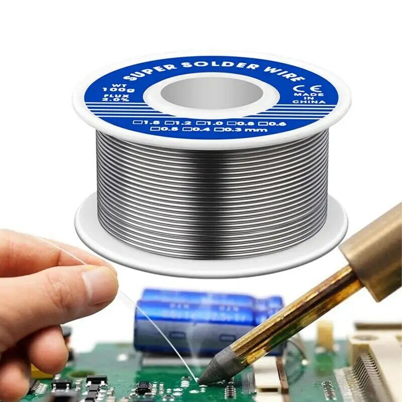 Kawat solder logam serbaguna, kawat solder, titik peleburan 183-245, kawat solder tembaga untuk perbaikan ponsel