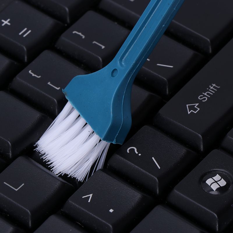 Mini spazzola per pulizia tastiera presa d per auto scuola ufficio computer host
