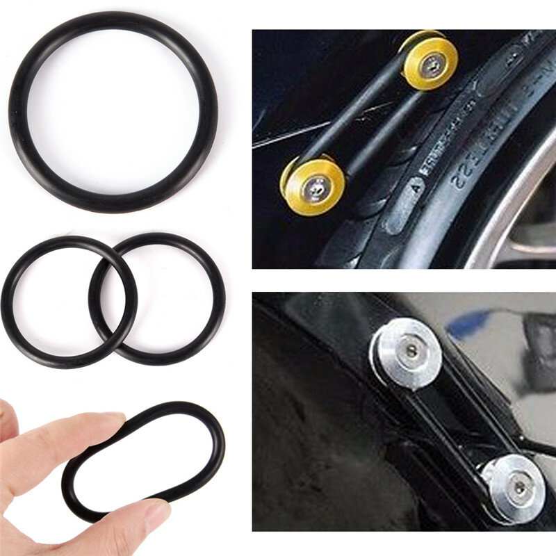 4Pcs Rubber O-Ring Fastener Kit High Strength Bumper Quick Release Replacement