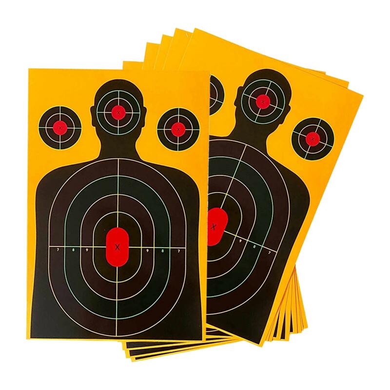 10x Silhouette Target Outdoor Activities Letter Partition Training Target