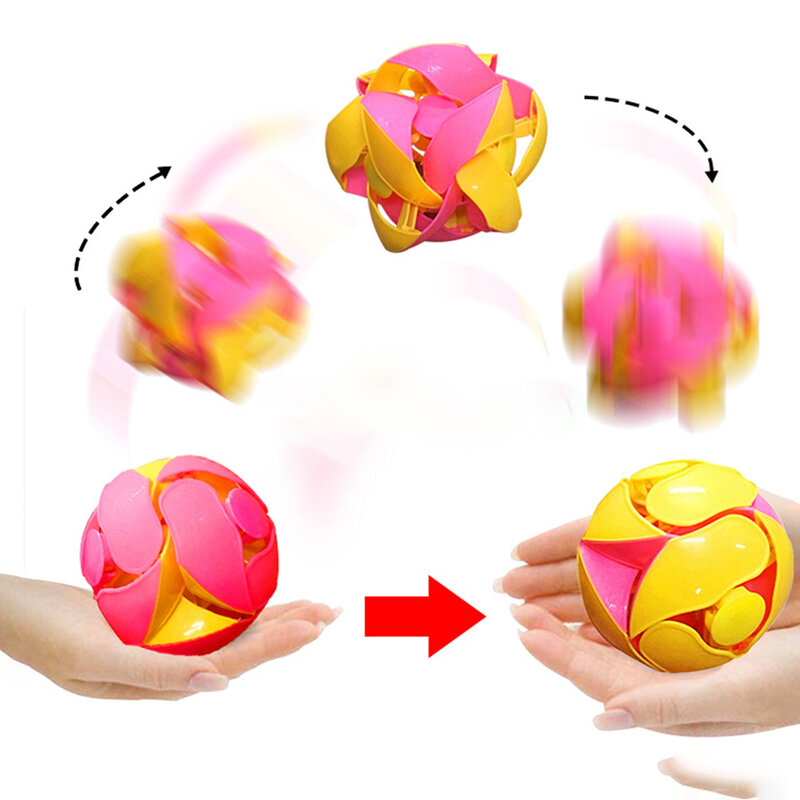 Children's Creative Hand Throwing Color Changing Ball Magic Ball  To Relieve Stress Novelty Birthday Gift Interest Puzzle Toys