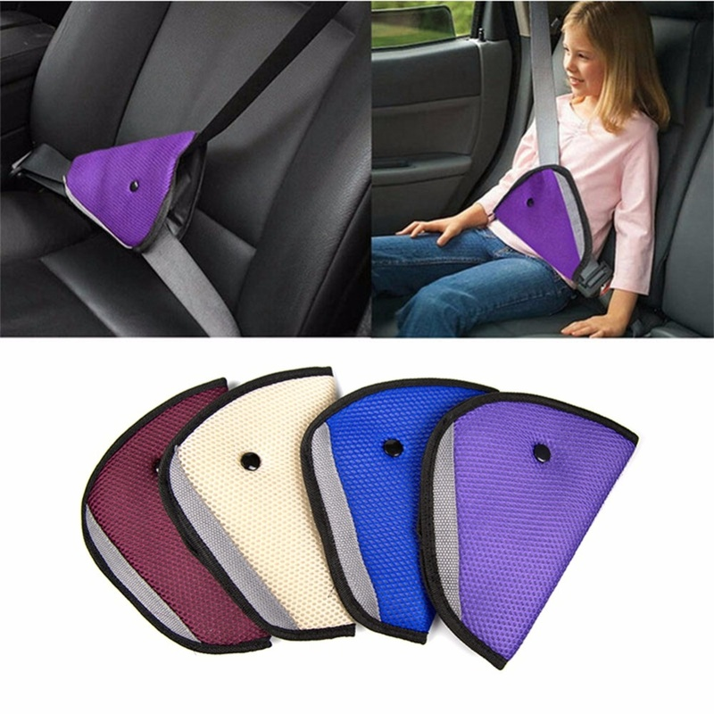 Ajustador de cinturón de seguridad de coche para niños, dispositivo de protección resistente, posicionador de carruajes, accesorios íntimos, Triángulo de seguridad para bebés, nuevo