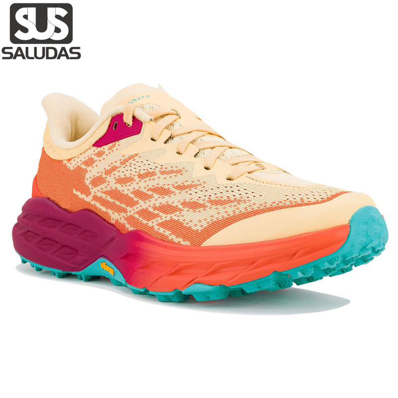 SALUDAS-Speedgoat 5 Chaussures de course sur sentier pour homme, coordonnantes, résistantes à l'usure, canadisme, cross-country, jogging sur route, rencontre