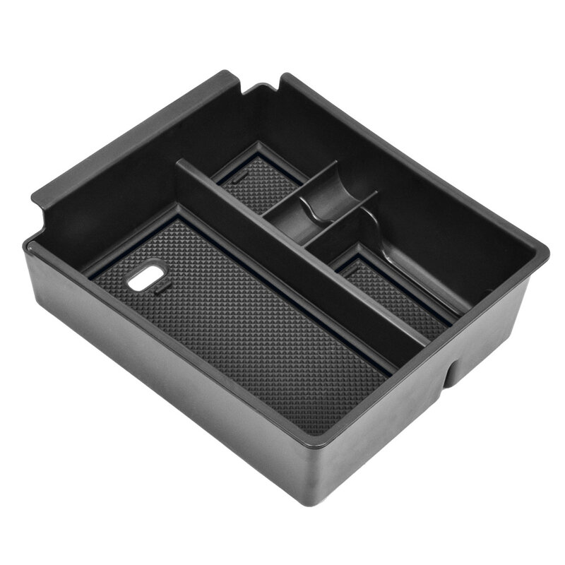Caixa de armazenamento preta Console Braço do carro, bandeja organizadora, apto para Hyundai, Tucson, Santa Cruz, 2022