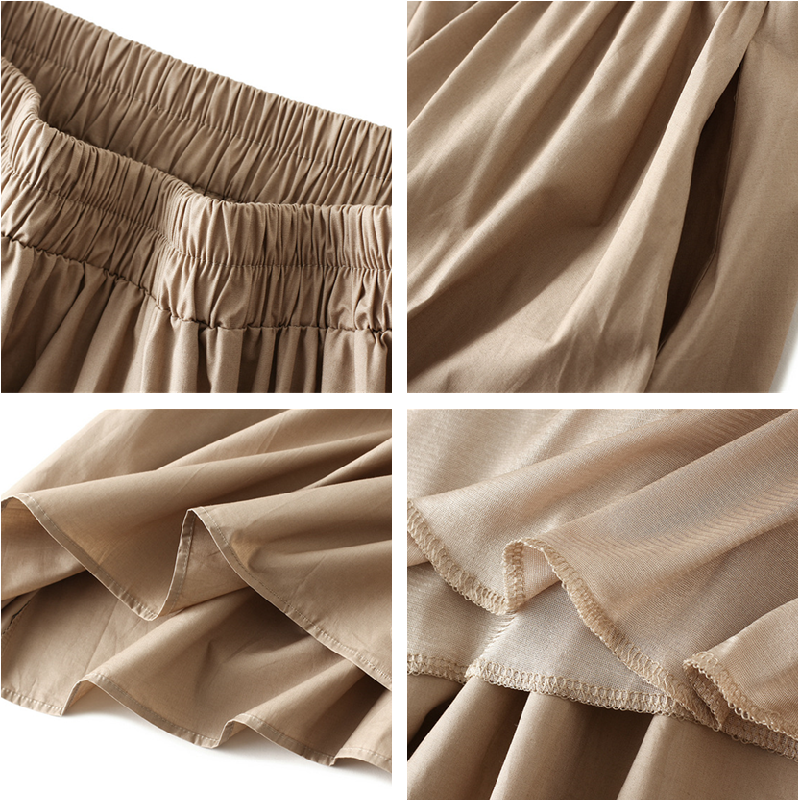 Женская Повседневная тонкая юбка-трапеция, универсальная юбка средней длины с высокой талией в стиле пэчворк, весна-лето 2022