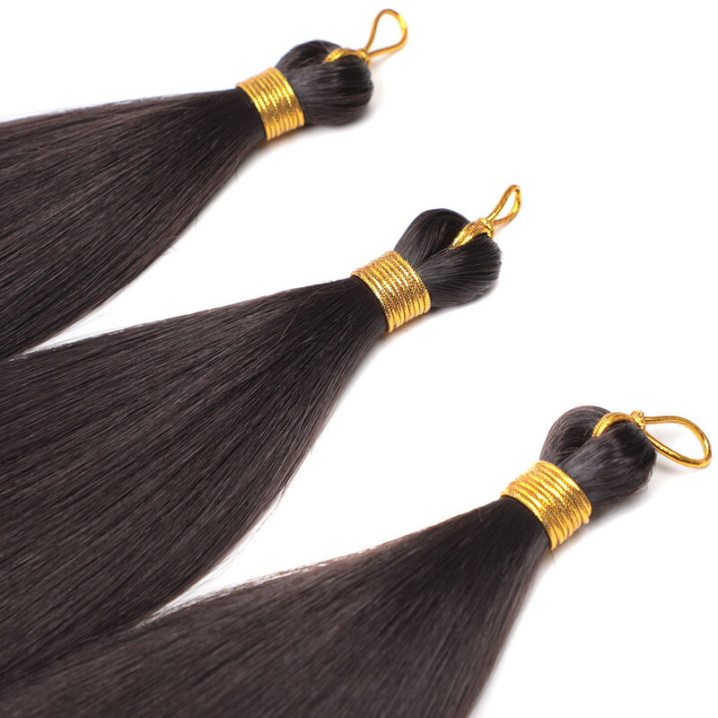 Прямые волосы «Ариэль», 28 дюймов, искусственные косички, синтетические плетеные волосы, Омбре, коричневые мягкие волосы для наращивания