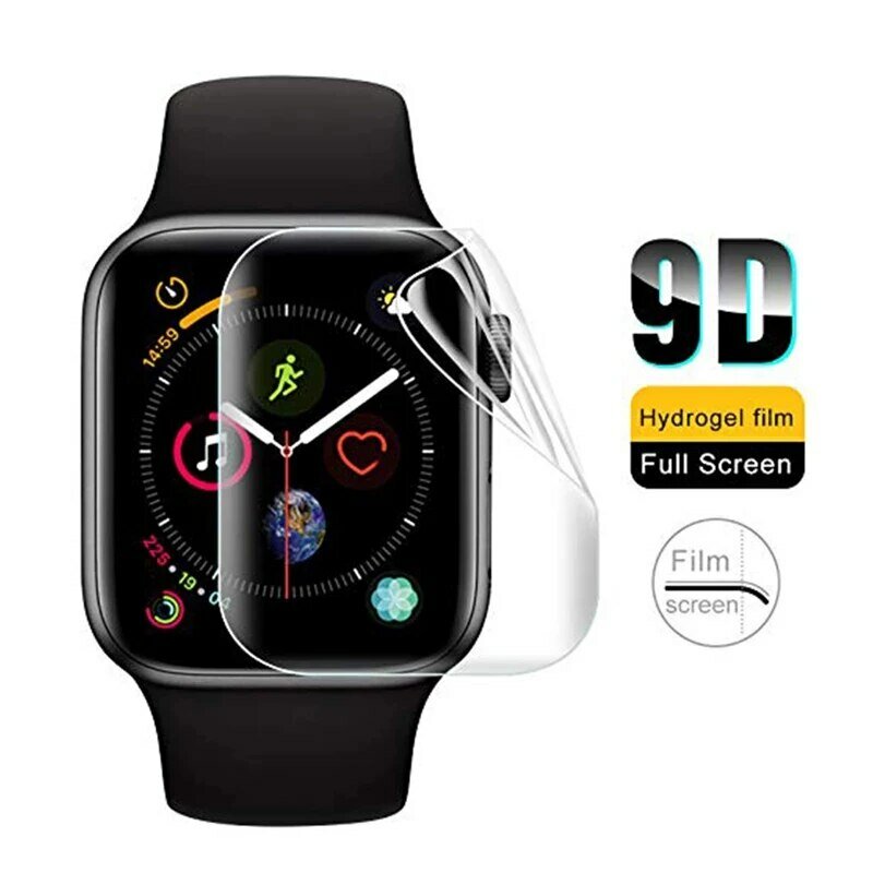 Screen Protector for Apple Watch Ultra 9 8 7 6 SE 5 4 Clear Protective Film for iWatch Series 49mm 45mm 41mm 44mm 40mm 42mm 38mm