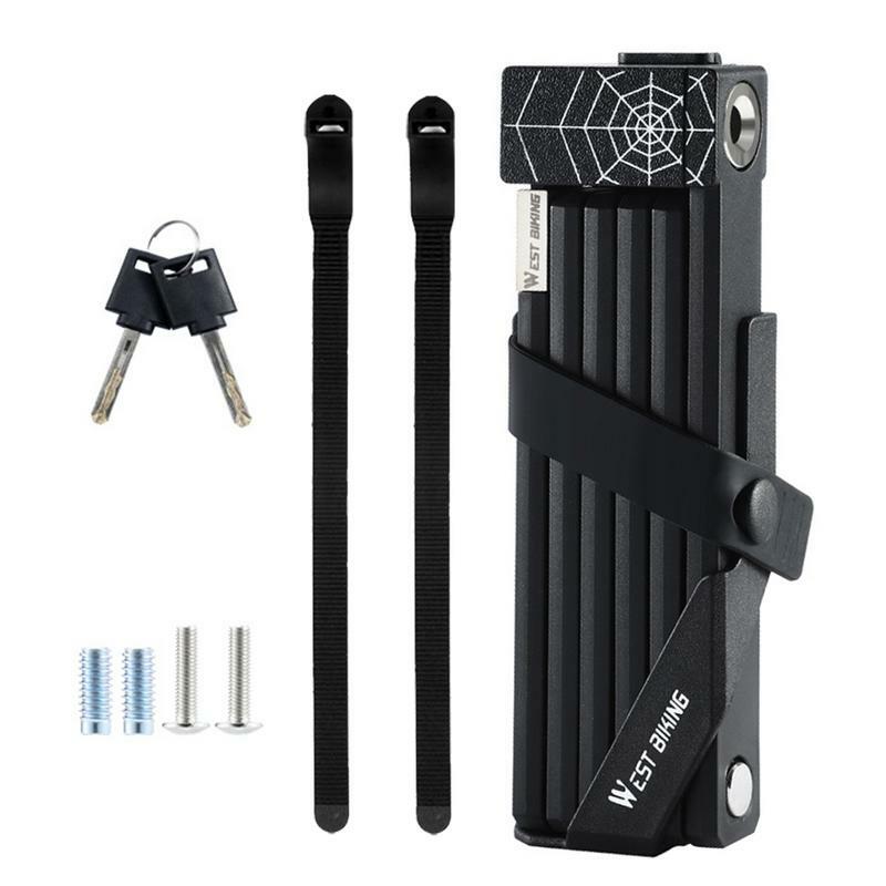 Bike Lock With Key Security Bicycle Lock Heavy Duty Anti-Theft 2 Keys Included Secure Your Scooter Ladder Grille Sports
