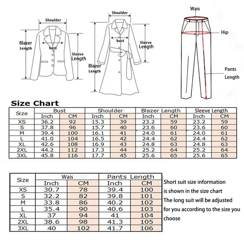 Women's Serge Single Breasted Three Piece Suit Elegant 2024 New Style Dresses Sets for Women 2 Pieces Office Woman Outfit Anew
