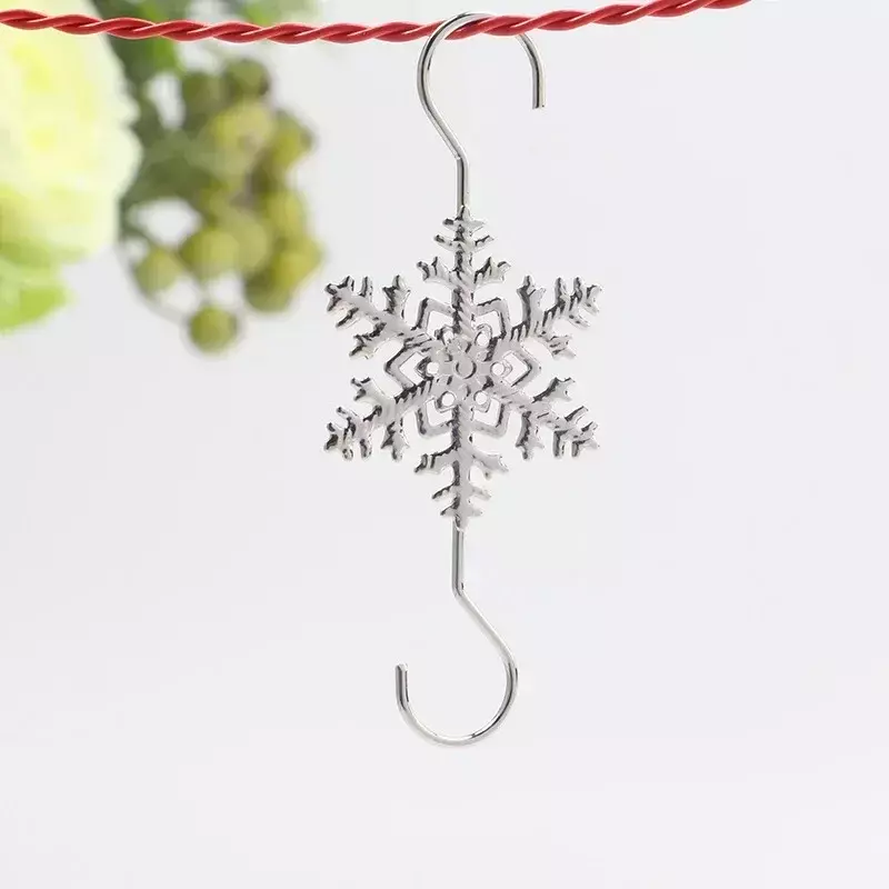 Christmas Snowflake Hook Golden Creative Stainless Steel Christmas Supplies Hot Selling Holiday Accessories Decorations