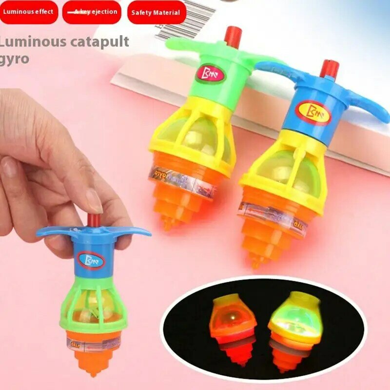 Rozświetlona zabawka Spin Top Rozświetlona zabawka na przyjęcie urodzinowe Migające światła LED Interaktywne zabawki obrotowe z efektami LED Kolorowe