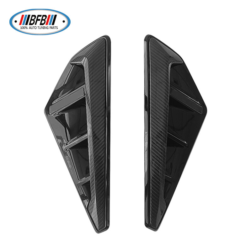 Carbon Fiber Side Fender Vent Cover Trim Replace For BMW X5 G05 X5M F95 19-24