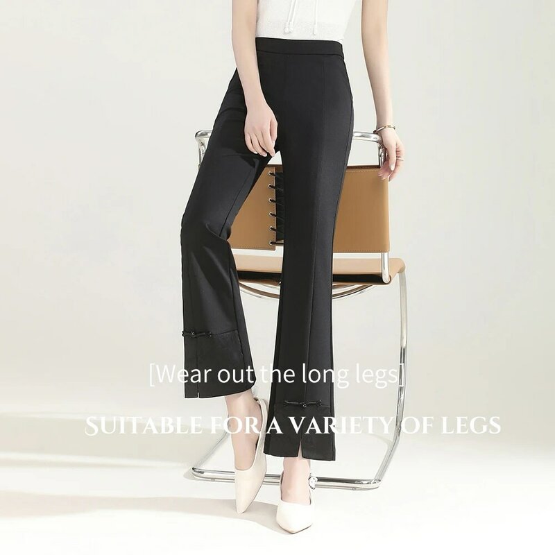 Conjunto de calça leve e respirável feminino, conjunto de luxo, versão coreana, moda primavera e verão, tendência