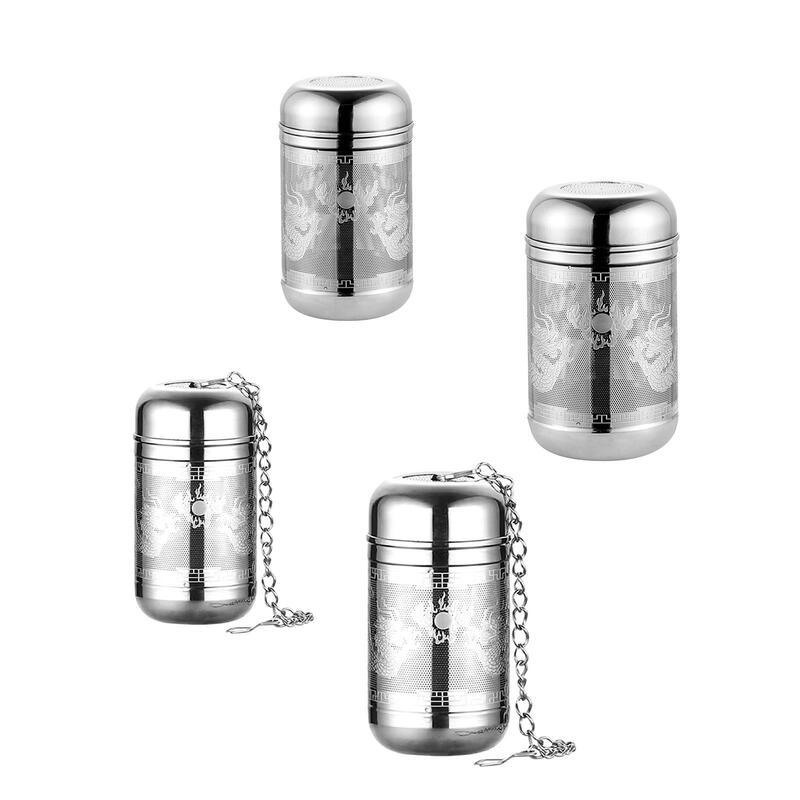 Loose Tea Infuser Kitchen Accessories with Lid Tea Strainer Spice Infuser for Soups Loose Leaf Tea Seasonings Brewing Spices