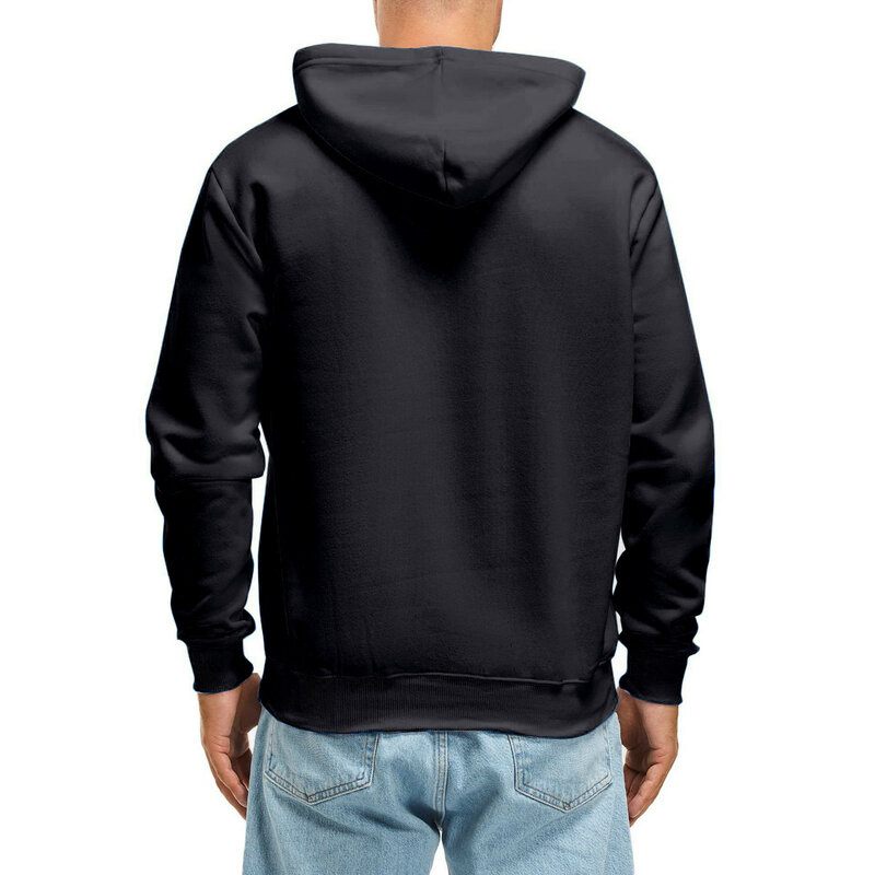 Hoodie hangat untuk pria, Sweatshirt multiwarna baru musim gugur musim dingin 2023, Pullover bulu bertudung warna Solid kualitas tinggi