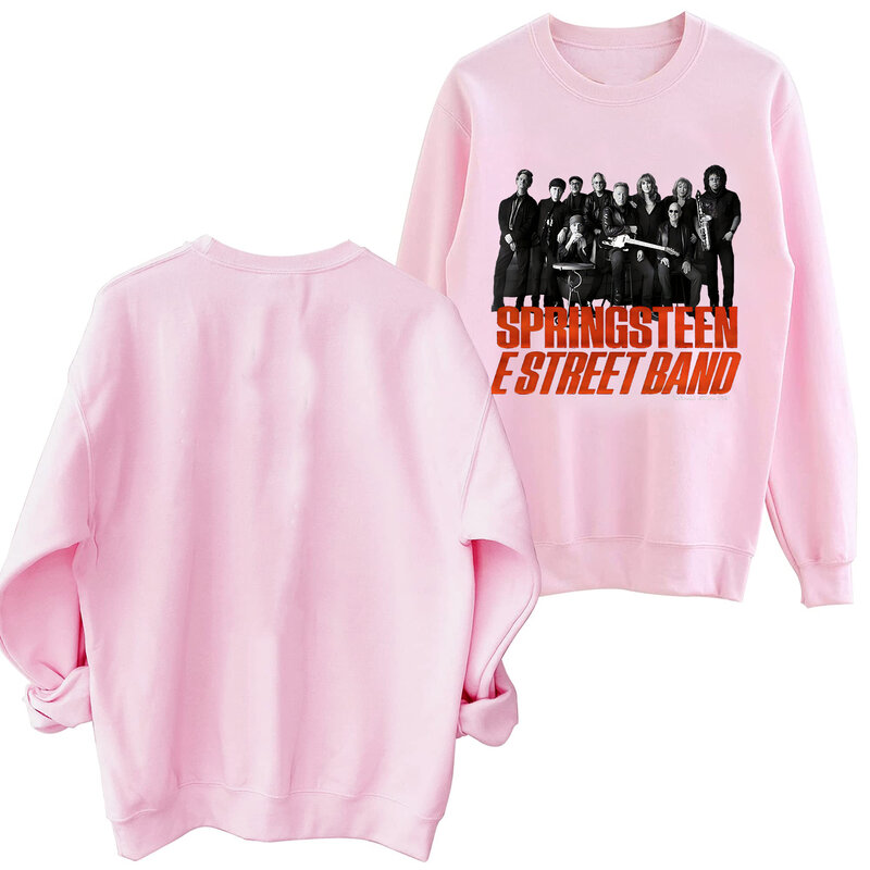 E Street Band ประกาศเสื้อสเวตเตอร์2023มีฮู้ดสายคาดแนวสตรีทสินค้าสินค้าฮาราจูกุสวยงาม