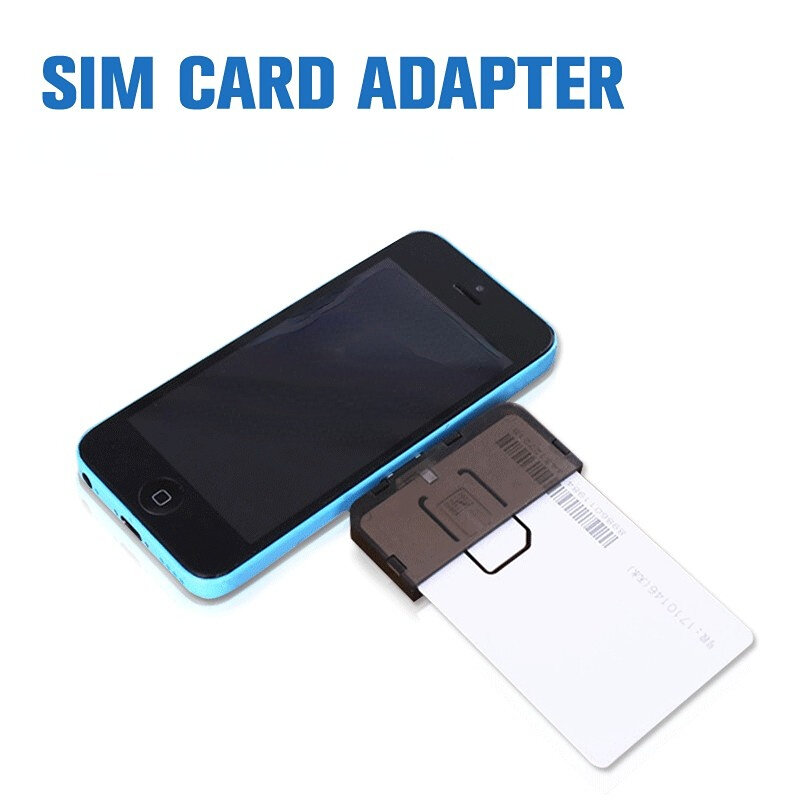 SIM 카드 어댑터 SIM 카드 리더기, 미니 SIM, IOS 폰 5, 6, 7, 8, X, 플러그 앤 플레이, 휴대폰 액세서리