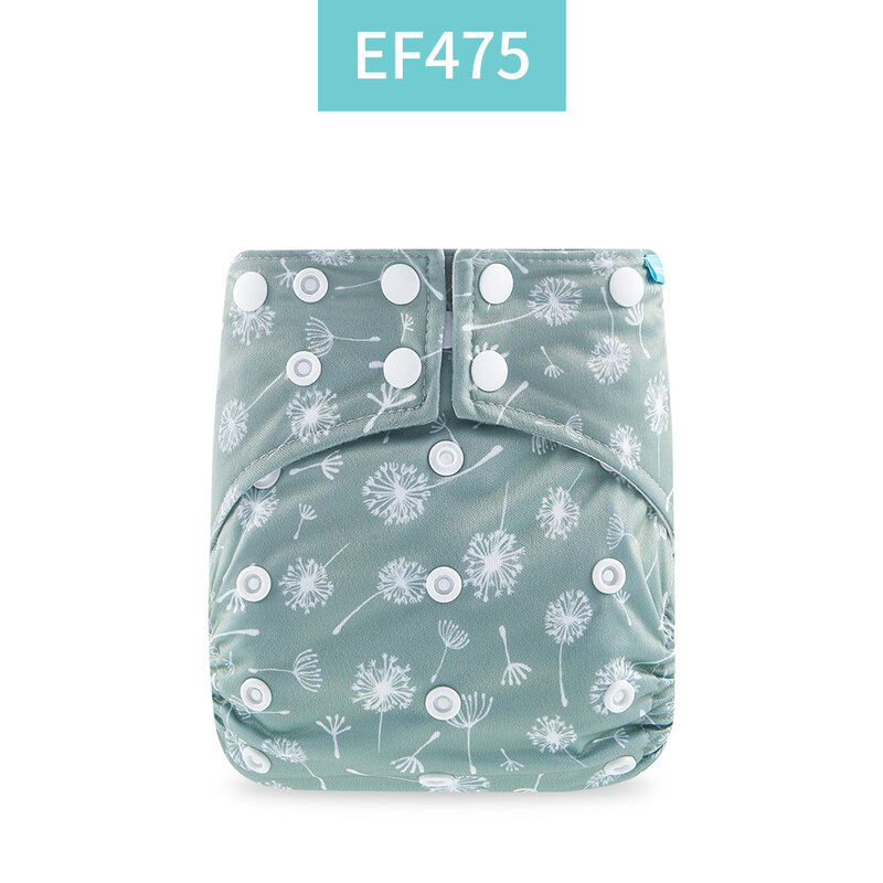 HappyFlute-pañal de tela para bebé, de algodón orgánico ecológico, con doble bolsillo protector contra fugas, 3-15kg