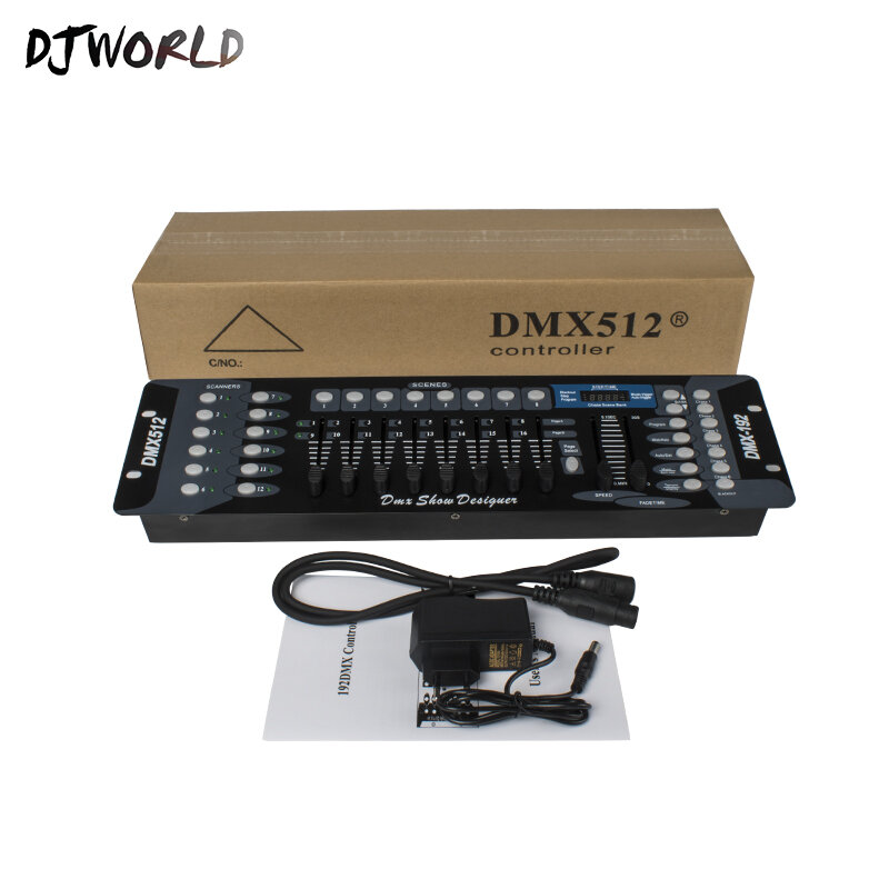DJWORLD 192 DMX Controller for Moving Head Light 192 Channels Dj Controller DMX512 Controller for DJ Equipment Dsico Perfomances