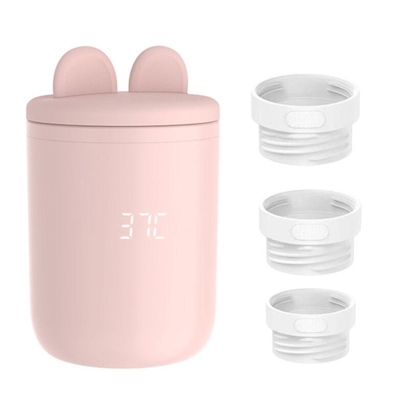 Electric Bottle Warmer Rechargeable Bottle Warmer Convenient & Compact Milk Warm Machine for Travel Feeding Durable
