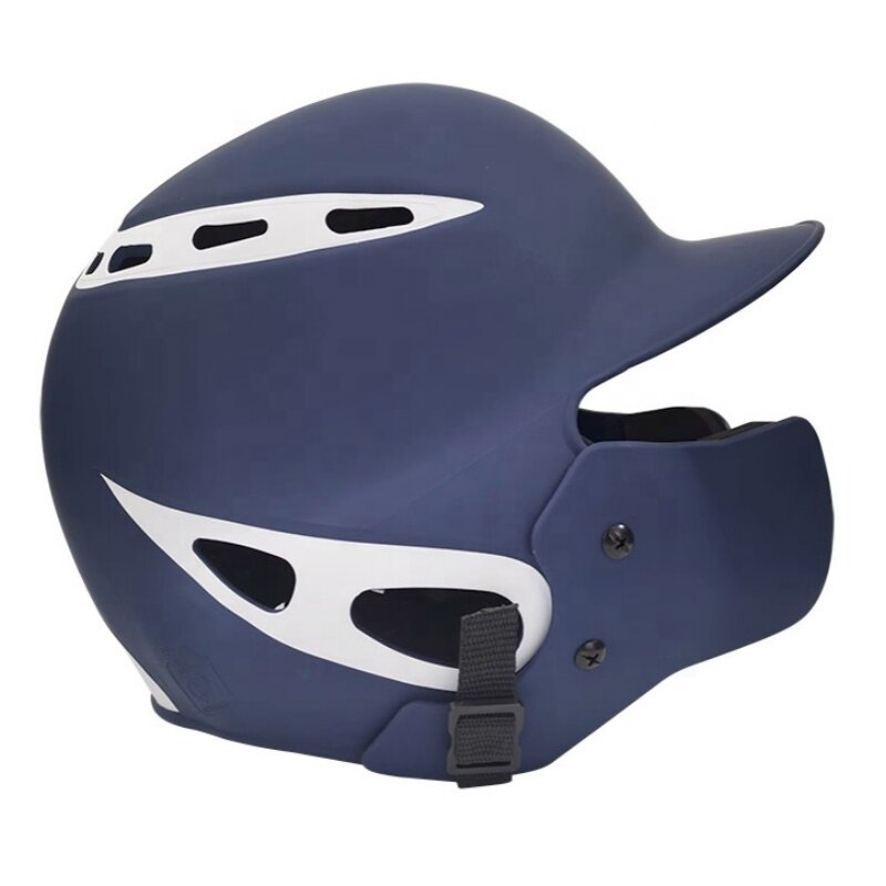 Casco de béisbol y softball blanco personalizado, casco de ataque