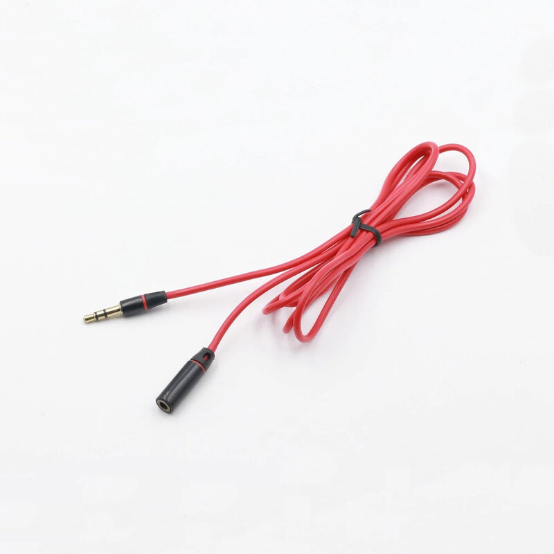10-100 шт. 3,5 мм аудиокабель «штырь-гнездо» удлинитель позолоченный кабель для наушников/динамиков