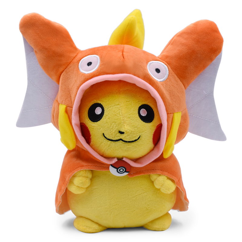 Pokemon Pikachu mainan boneka baju silang, Cosplay eeevee Charizard Snorlax Garchomp Tyranitar hydreion Pokemon Pikachu