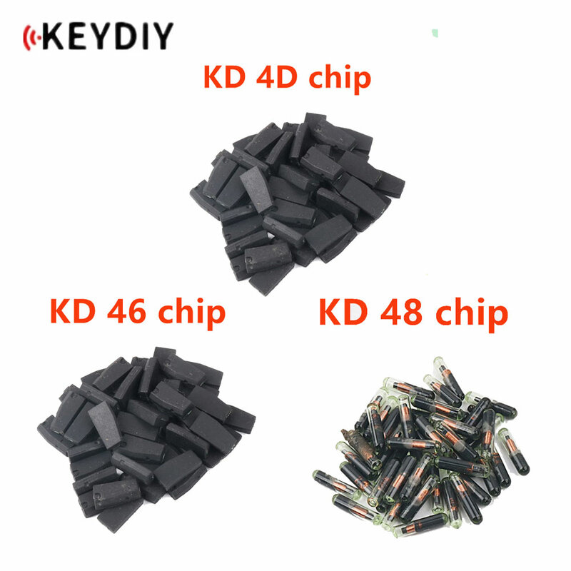 Kunci pemrogram, 5/10/20/50 buah Keydiy Chip Transponder 4D KD KD-46 KD 48 Chip otomatis Id46 7936 Chip untuk KEYDIY KD-X2