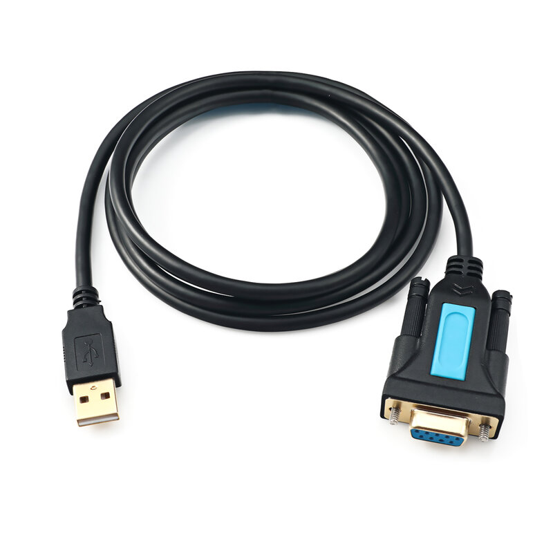 USB to RS232 Adapter With PL2303 Chip USB2.0 A Male to RS232 Female DB9 Serial Cable Adapter Converter Data Transfer Cable Cord