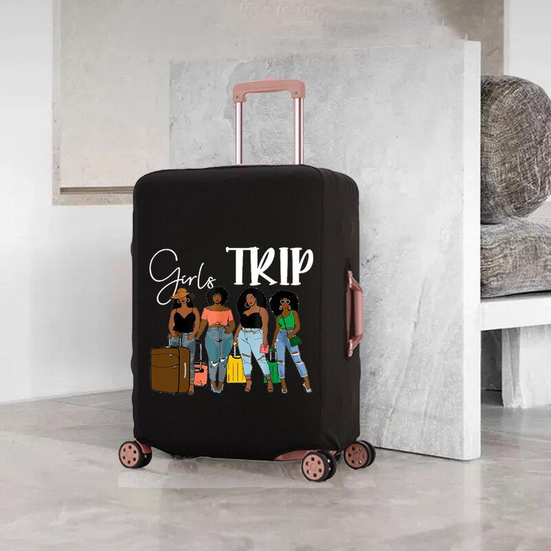 Толстый защитный чехол для багажа с милыми персонажами, съемный чехол для багажа от 18 до 28 дюймов, аксессуары для путешествий