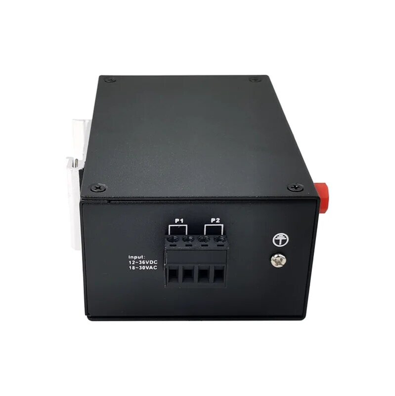 IDM-7192-FC1-conmutador Ethernet Industrial de 9 puertos, conmutador de carril DIN de 100M, 1 transceptor de fibra óptica eléctrica 8